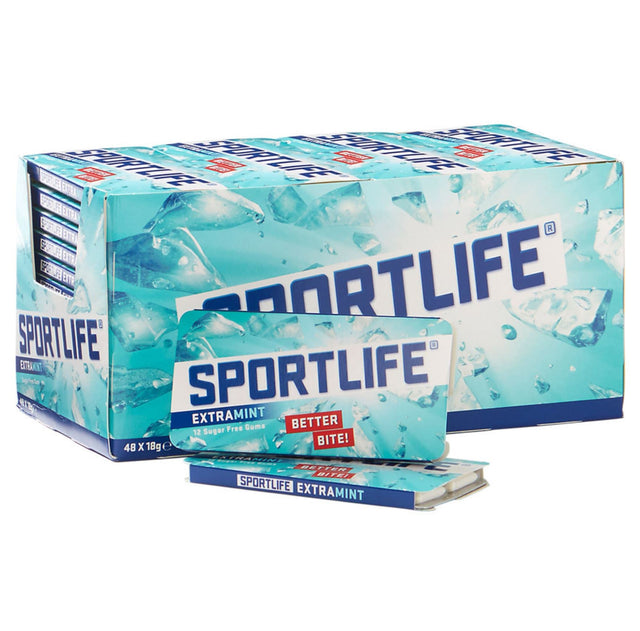 Sportlife Chewing Gum Extramint 48x18G - Worldwide Delivery - Order Online