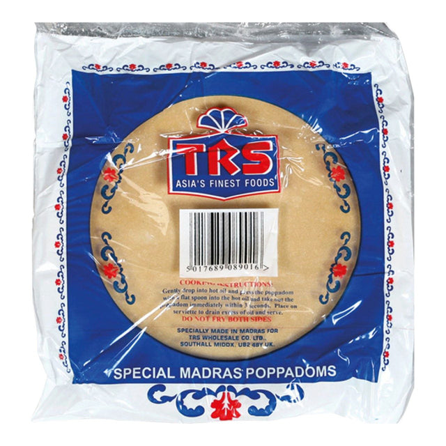 Trs Pappadums Sheets Natural 16x12.5G - Worldwide Delivery - Order Online