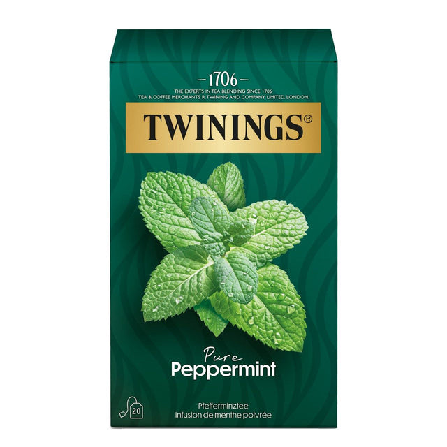 Twinings Pure Peppermint Tea 25-Pack - Worldwide Delivery - Order Online