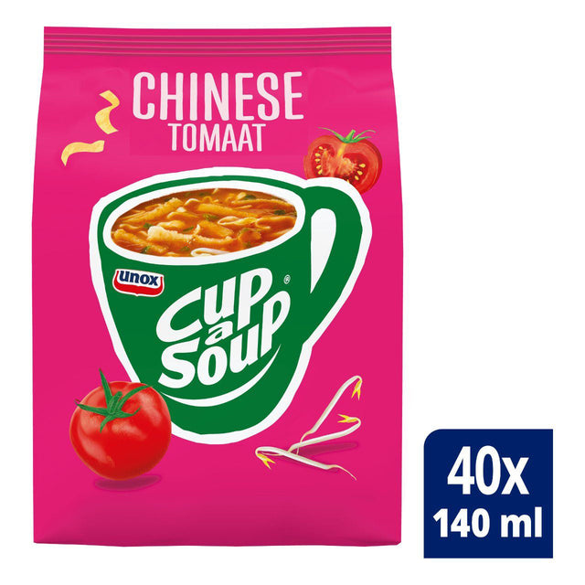 Unox Cup-A-Soup Machine Bag Chinese Tomato - Worldwide Delivery - Order Online