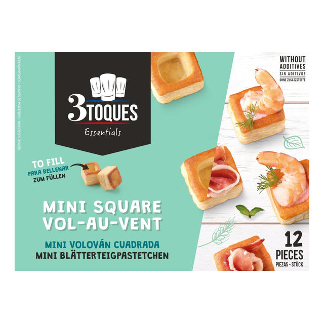 3Toques Pastei mini Square without Lid 60g