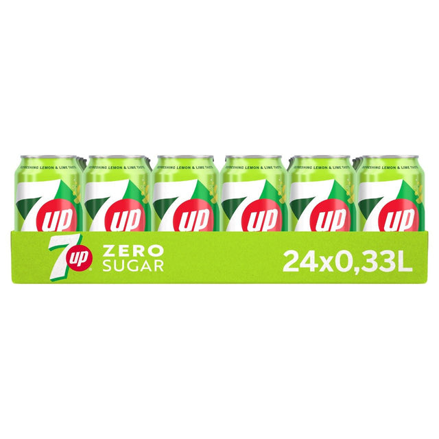 7UP Zero Soft drink 24 × 330ml