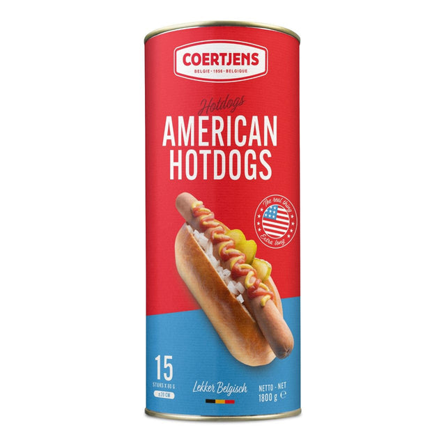 Coertjens American hot dogs Frankfurter sausages 1.2kg