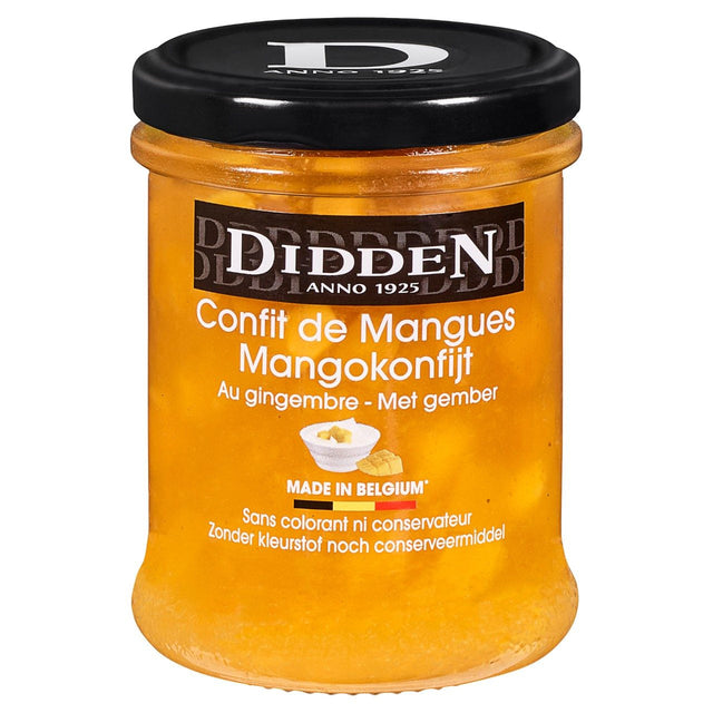 Didden Mango Confit with Ginger Fruit preserve 220g