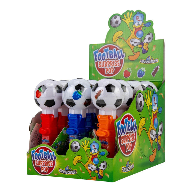 Funny Candy Football surprise pop 12 × 10g