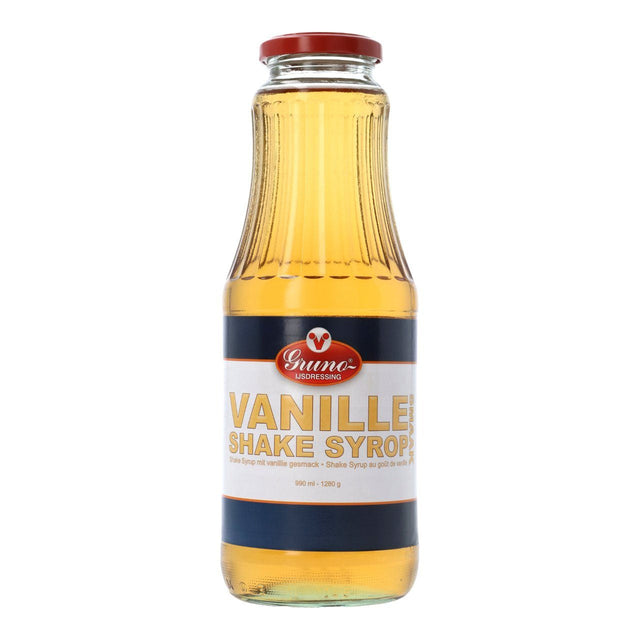 Gruno Ice Cream Topping Vanilla shake syrup 990g