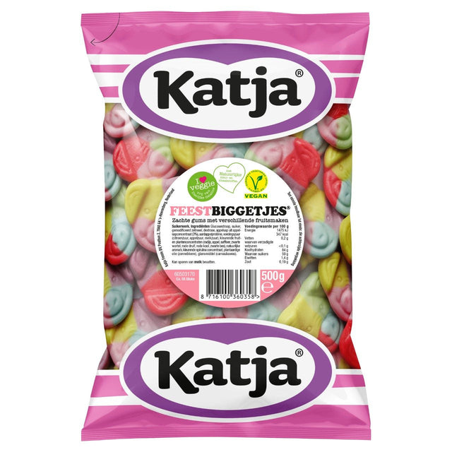 Katja Feestbiggetjes, vegan 500g