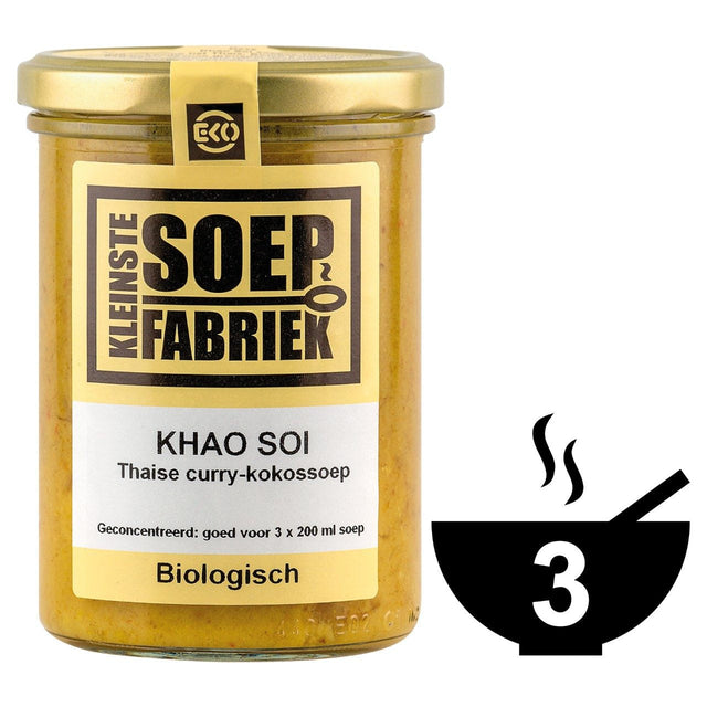 Kleinste Soep Fabriek Thai Curry & Coconut Soup Organic 400g