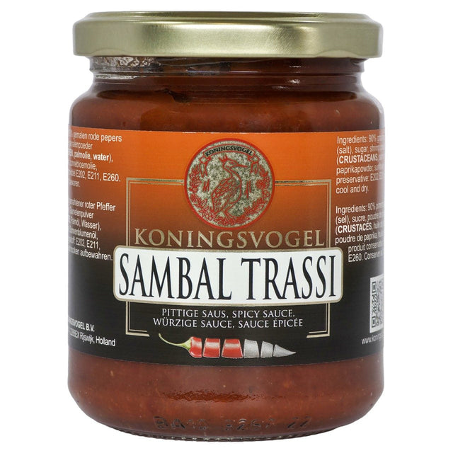 Koningsvogel Sambal Trassi Table sauce 270g
