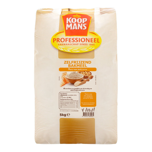Koopmans Zelfrijzend bakmeel Base Mix for cake of Apple Pie 5kg