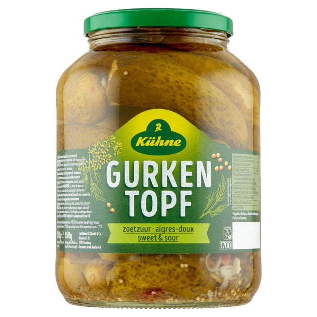 Kuhne Gurkentopf augurken Pickles 1.7kg
