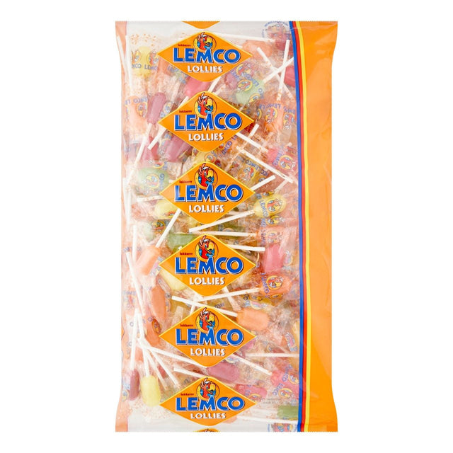 Lemco Fruit Lollipops 150-Pack 1.5kg