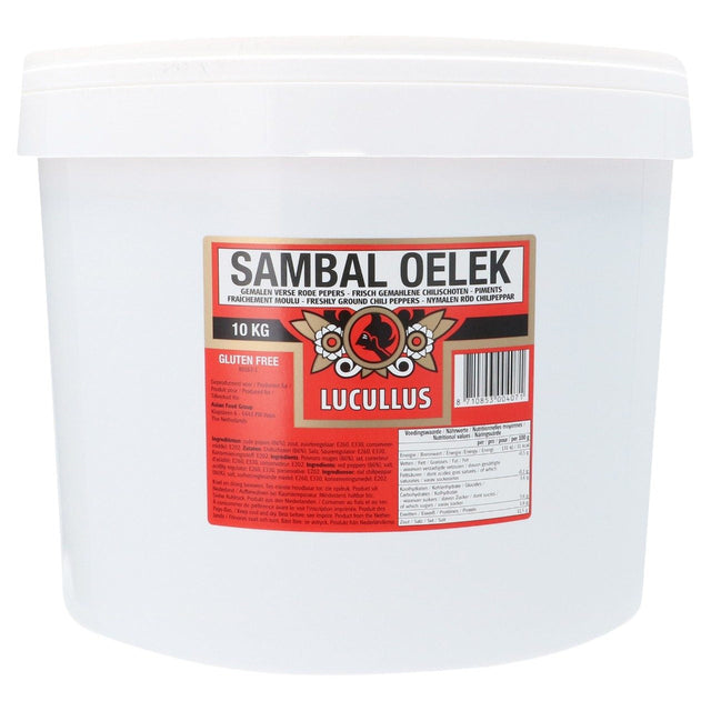 Lucullus Sambal oelek Table sauce 10kg