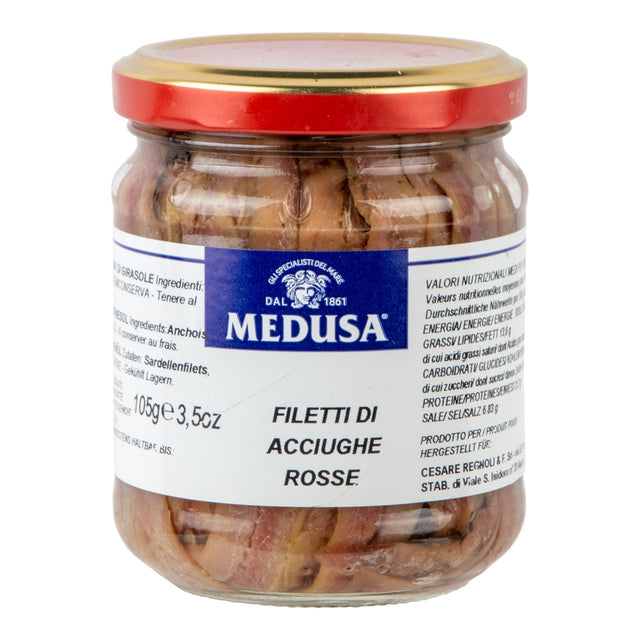 Medusa Anchovies filet op Oil 200ml