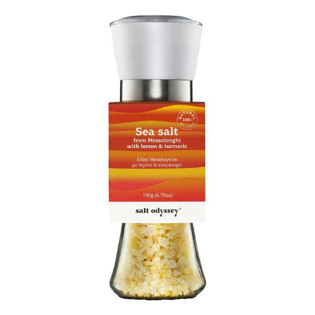 Odyssey Sea Salt with Lemon & kurkuma 190g