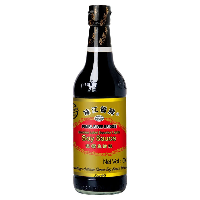 Pearl River Bridge Soy Sauce golden label superior light 500g