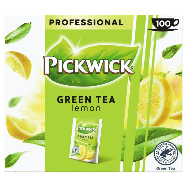 Pickwick Green Tea Lemon, RFA 100-pack 200g
