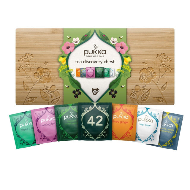 Pukka Tea Chest Tea Discovery Chest 6-vaks 500g