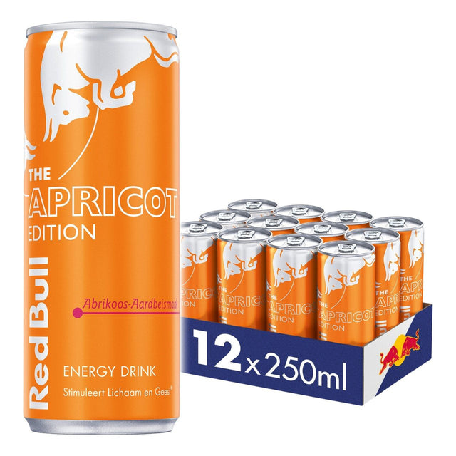 Red Bull Energy Drink Apricot-Strawberry Flavour 12 × 250ml