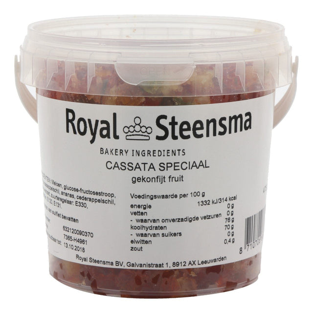 Royal Steensma Cassata speciaal Candied fruit 475g