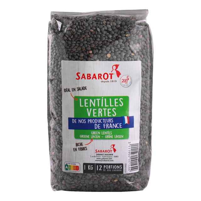 Sabarot Green Lentils 1kg