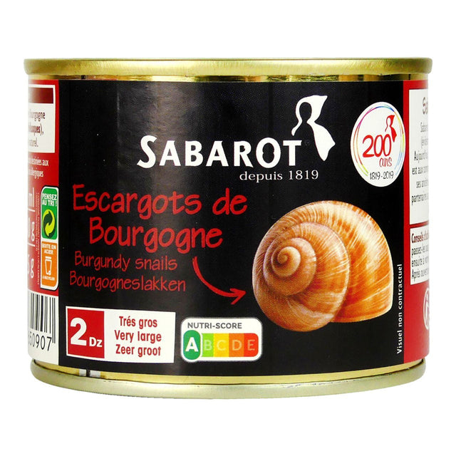 Sabarot Escargots zeer Large 24-pack Snails 212g