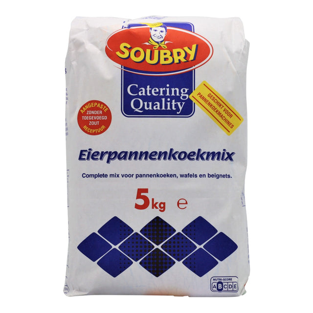 Soubry Eierpannenkoekmix mix for pannenkoeken, wafels & beignets 5kg