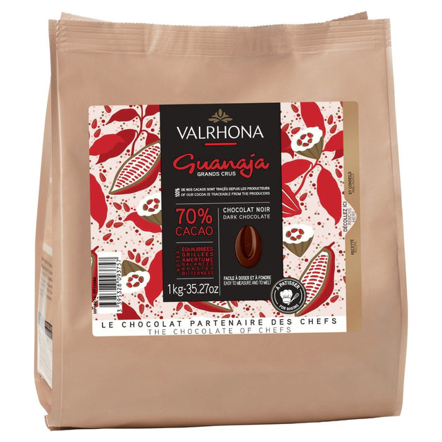 Valrhona Guanaja 70% Dark Chocolate 1kg