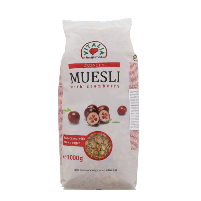 Vitalia Crunchy muesli with cranberry 1kg