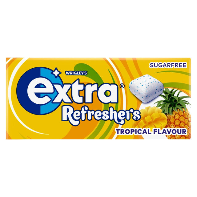 WRIGLEY'S Extra refreshers tropical, Sugar-Free 12-pack 216g