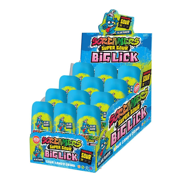 Zed Candy Screamers big lick blue razz 12 × 60ml