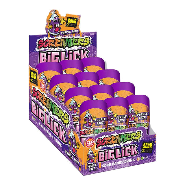 Zed Candy Screamers big lick purple razz 12 × 60ml