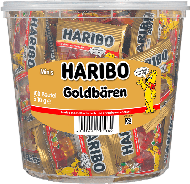 Haribo Mini Goldbears Fruit Gums 1kg