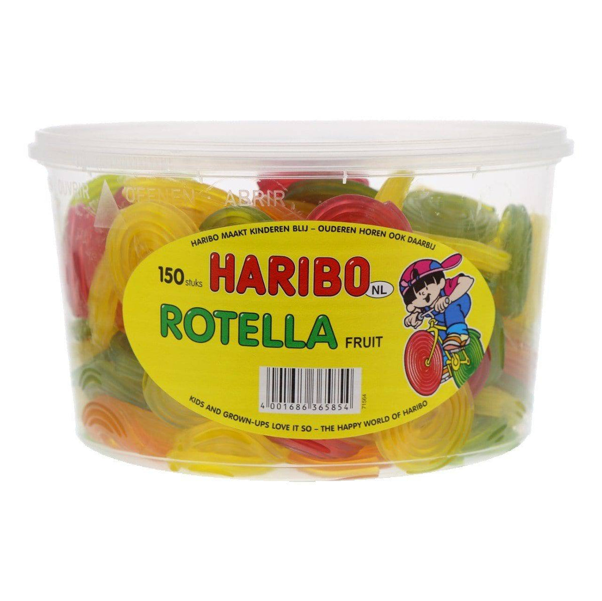 Haribo Fruit Gum Rotella Fruit Delicious and Chewy Fruit Flavored