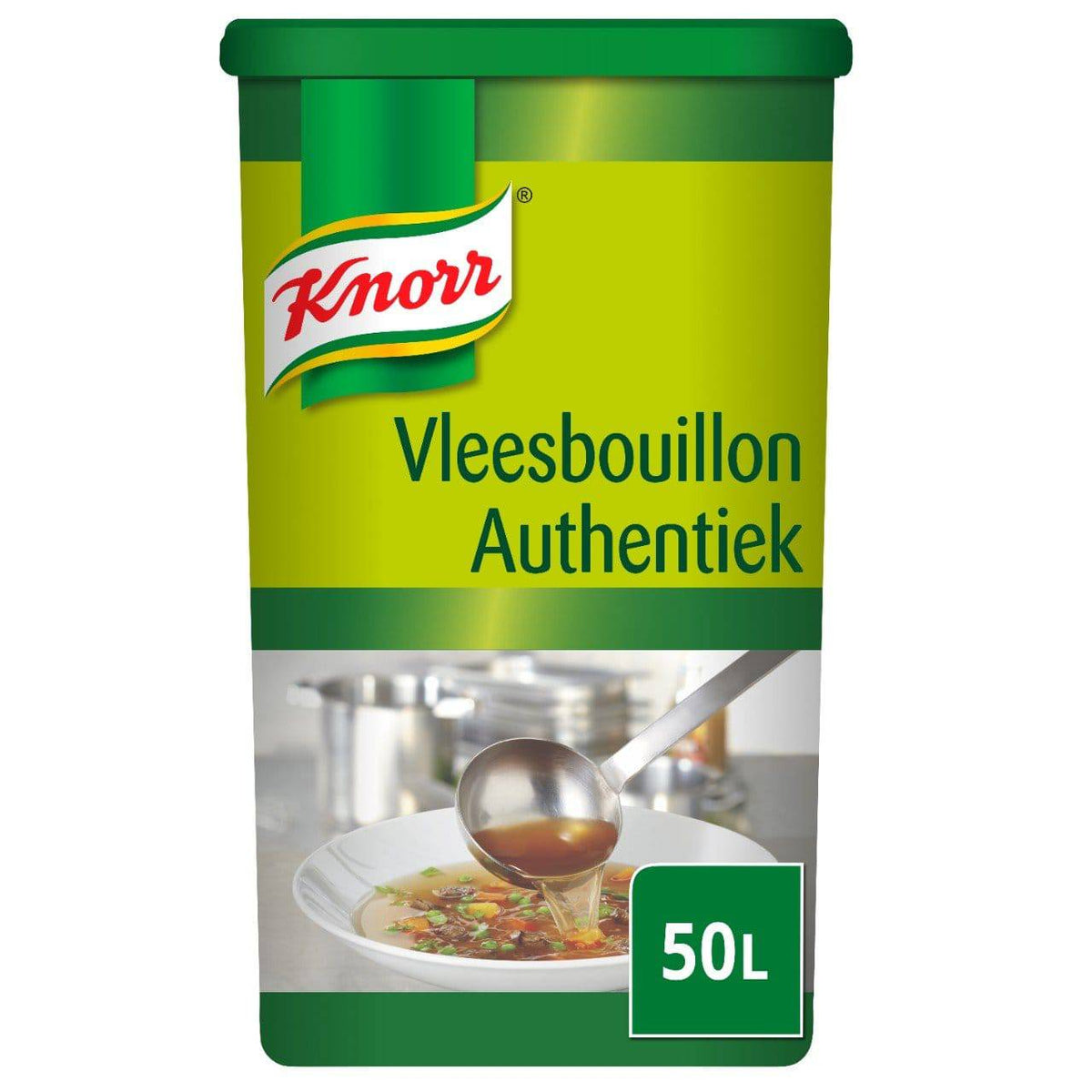 Poudre de bouillon de viande Knorr, revenu 50 litres Commandez en