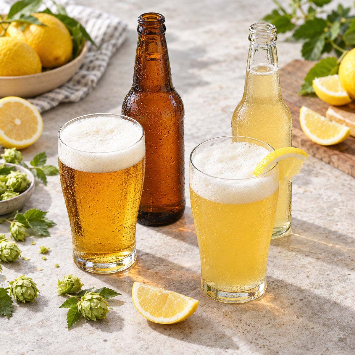 Selection of alcohol-free beer & radler from Pantry's Dutch and European range