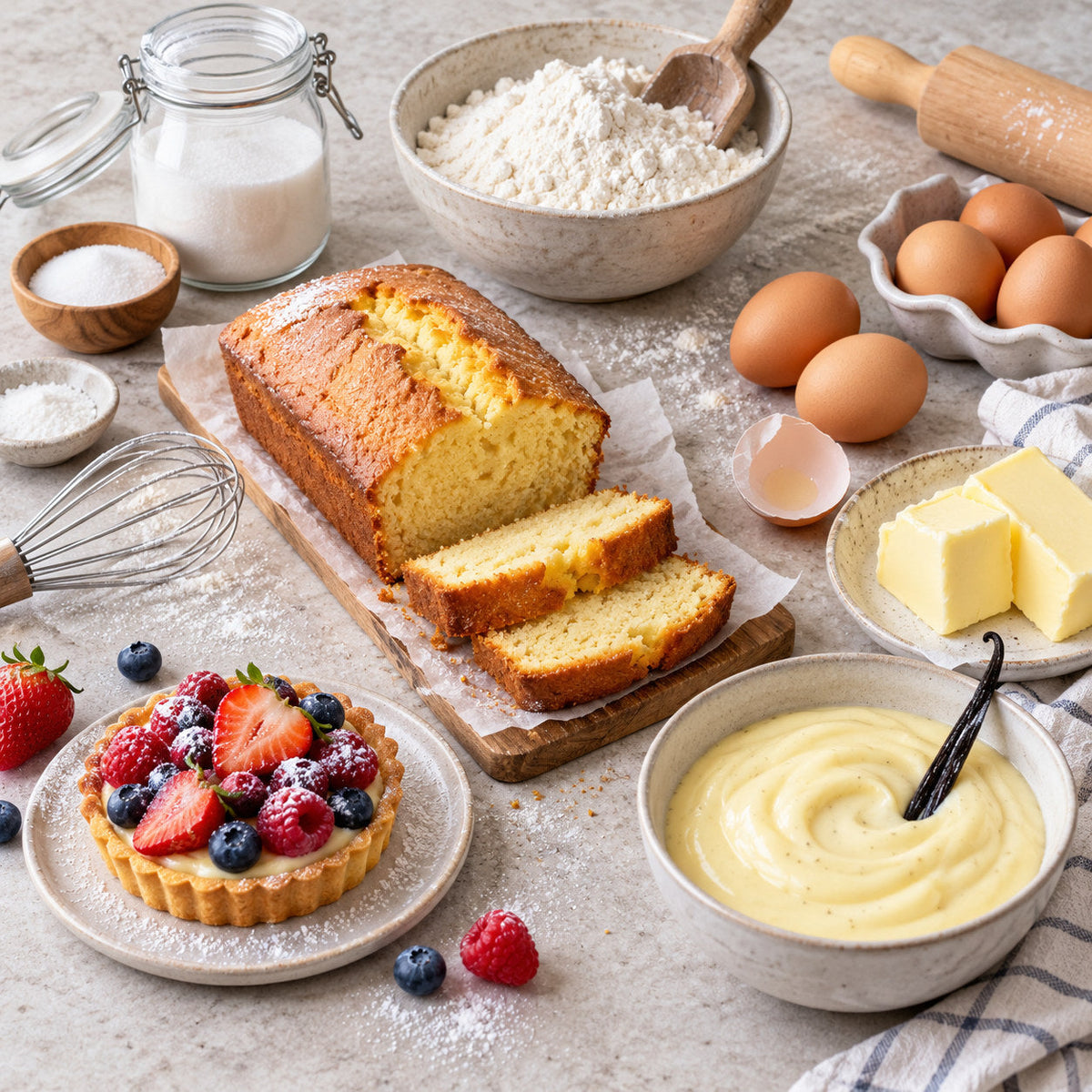 Selection of baking & desserts from Pantry's Dutch and European range