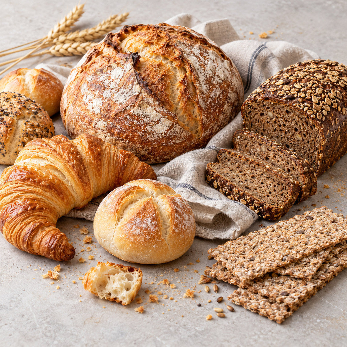 Selection of bread & bakery from Pantry's Dutch and European range