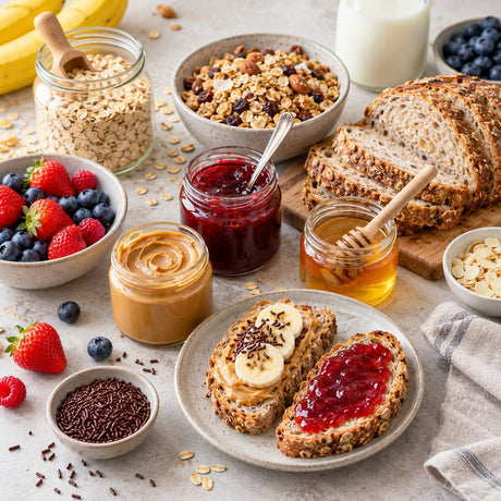 Selection of breakfast & spreads from Pantry's Dutch and European range