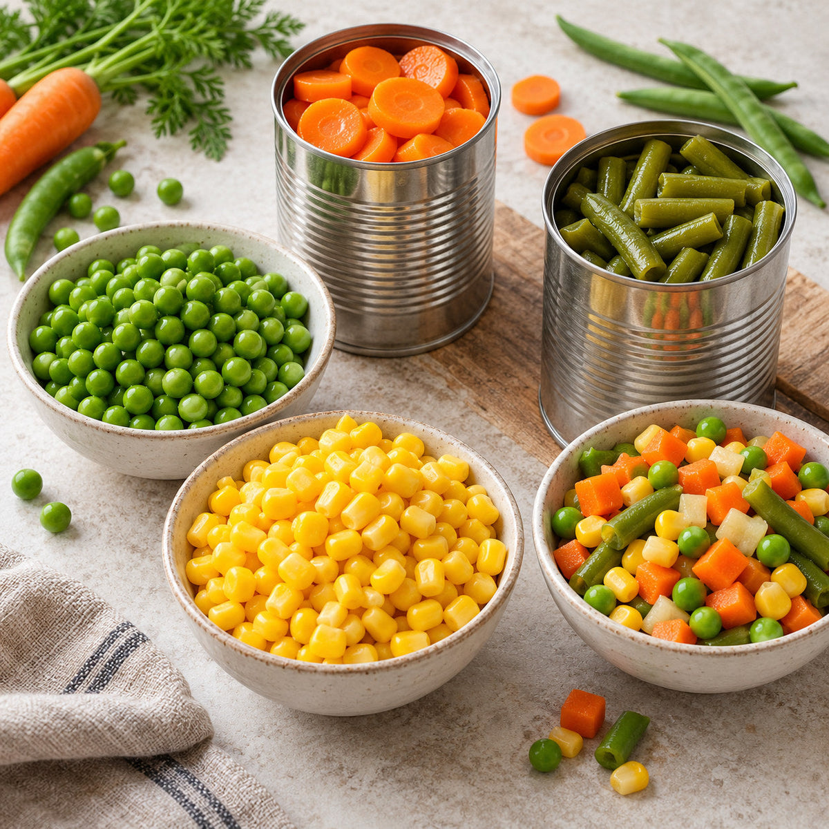 Selection of vegetables from Pantry's Dutch and European range