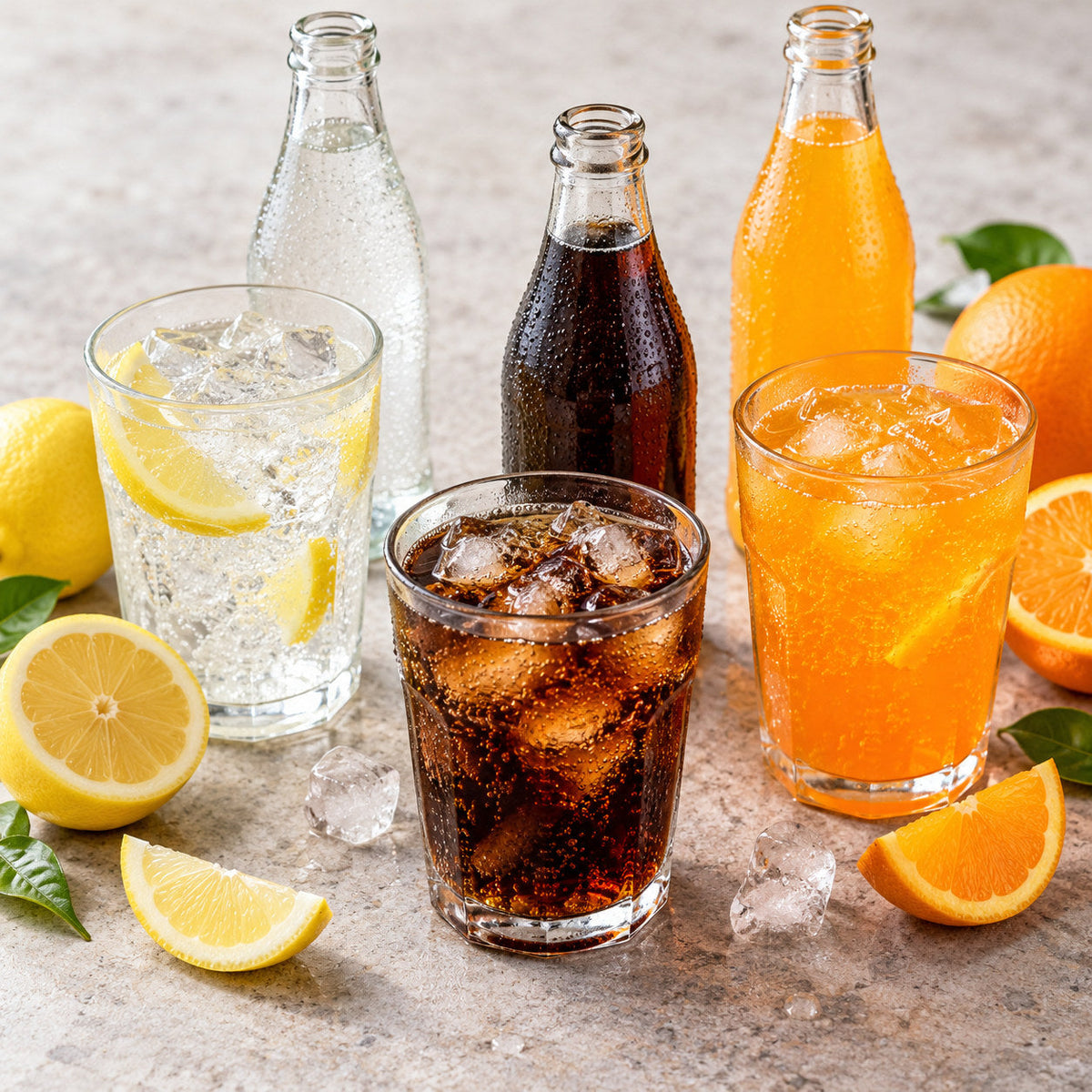 Selection of cola, lemonade & soda from Pantry's Dutch and European range