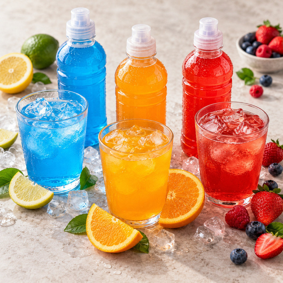 Selection of energy & sports drinks from Pantry's Dutch and European range