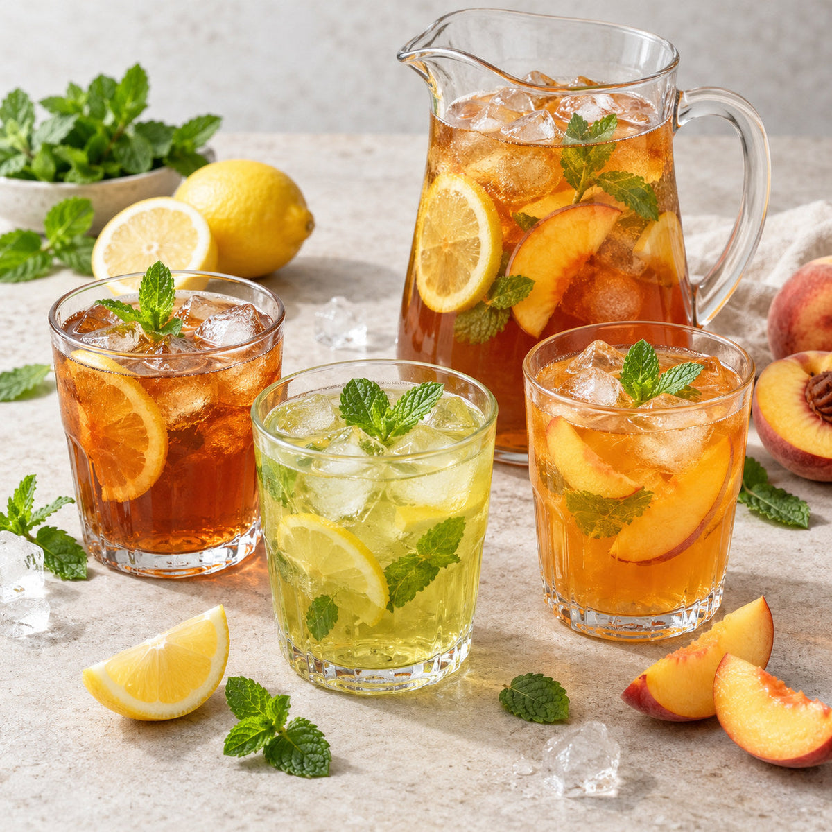 Selection of iced tea from Pantry's Dutch and European range
