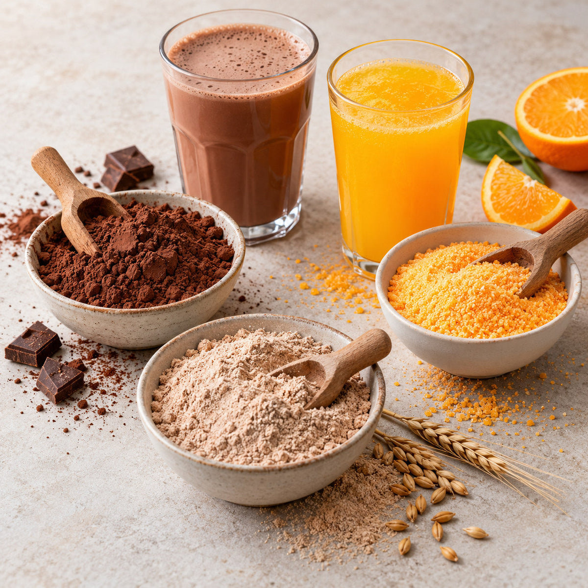 Selection of instant drink mixes from Pantry's Dutch and European range