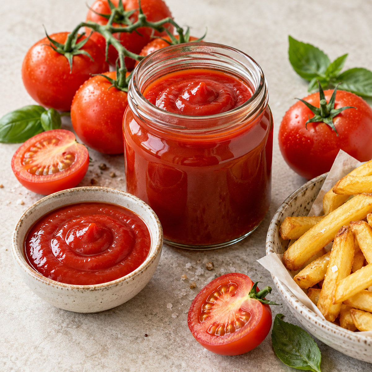 Selection of ketchup from Pantry's Dutch and European range