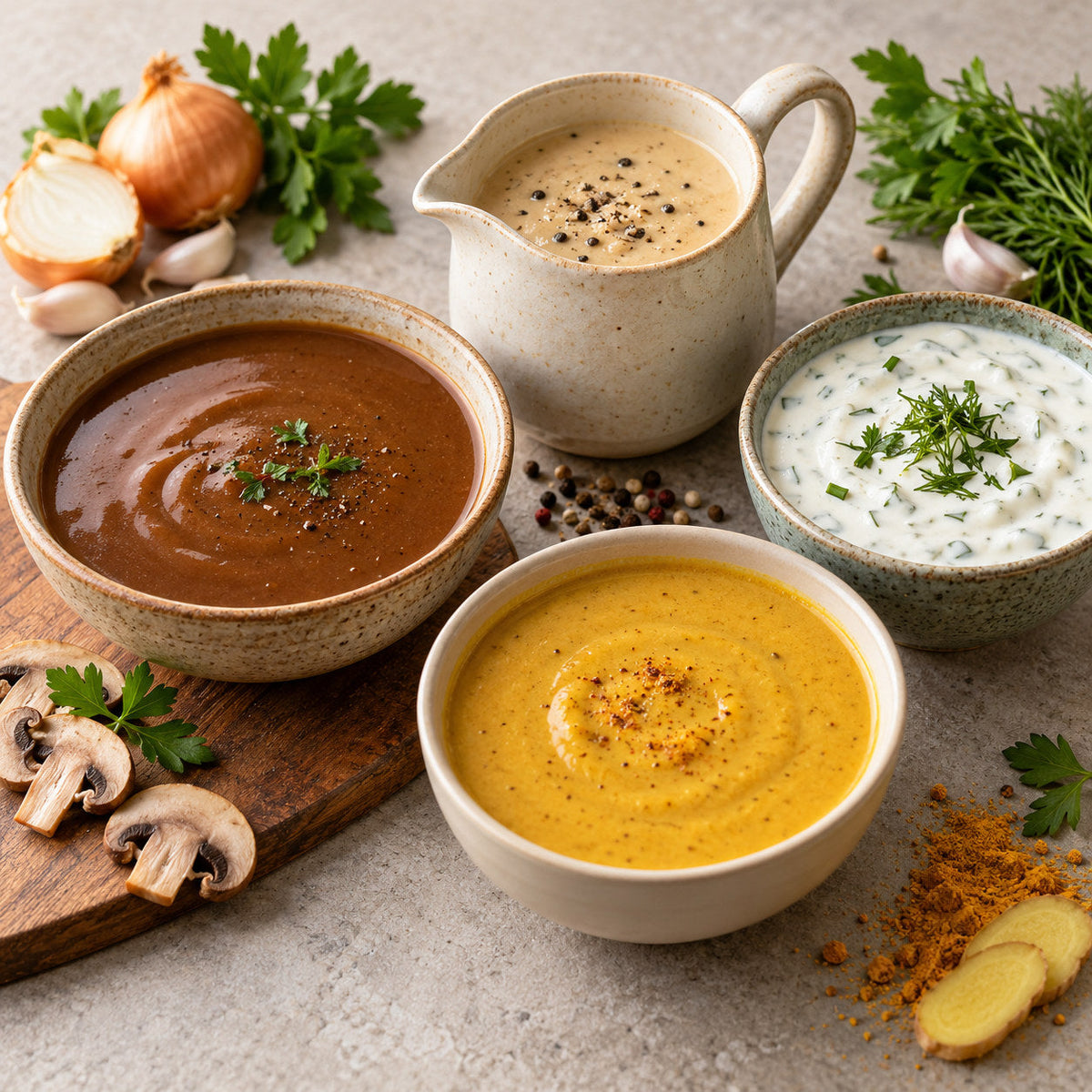 Selection of other sauces from Pantry's Dutch and European range