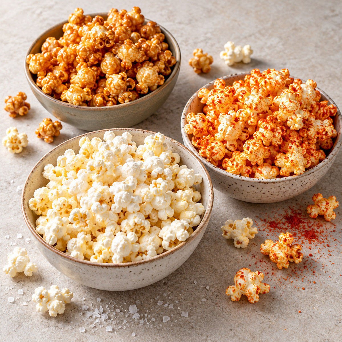 Selection of popcorn from Pantry's Dutch and European range