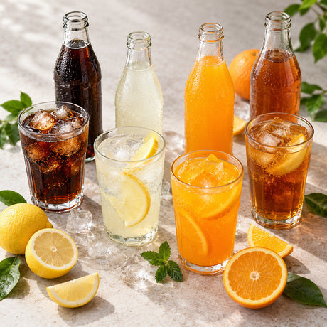 Selection of soft drinks from Pantry's Dutch and European range