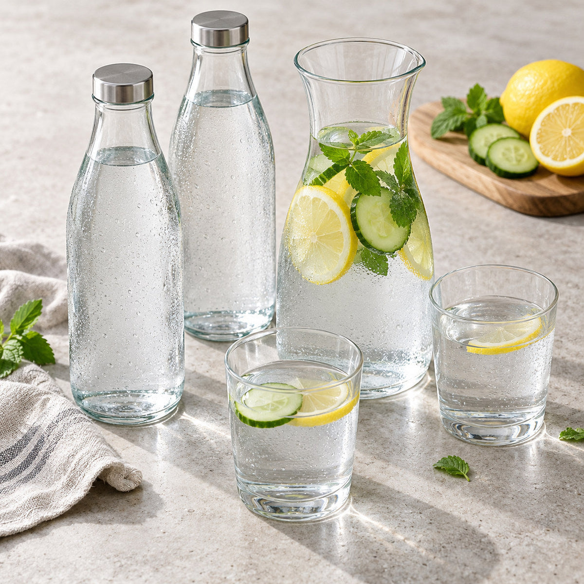 Selection of still water from Pantry's Dutch and European range