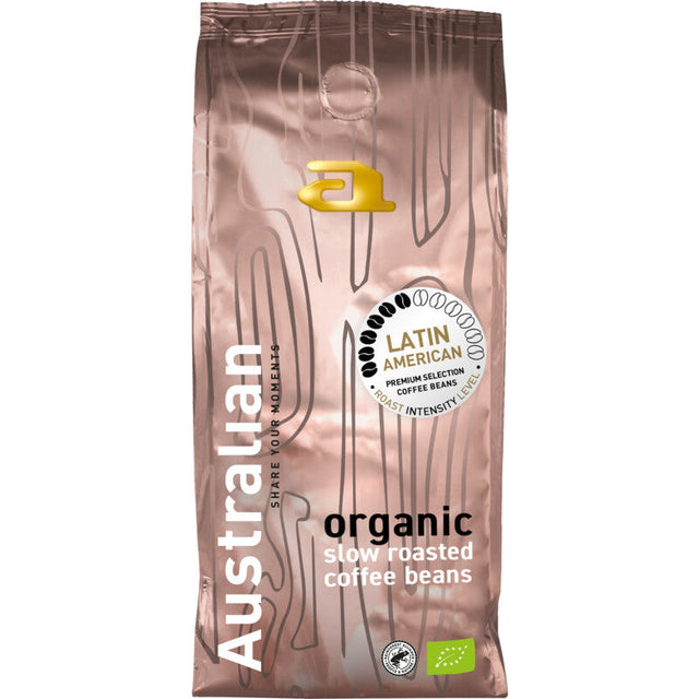 Australian Coffee Beans Latin American Organic, 500g
